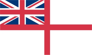 'British' navy flag. 